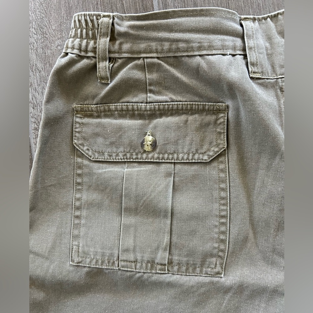 High Sierra Men’s Cargo Shorts Size 34 Khaki Utility Outdoor Hiking Shorts 6.5” - Picture 6 of 8